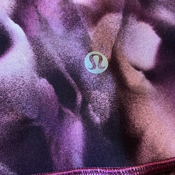 Lululemon Wunder Under Crop Hi-Rise 21” Blush Blossom Alpine White Candy Pink 6 - Picture 7 of 9